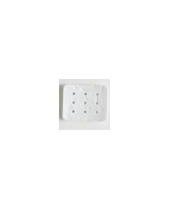 polyamide button for personalize - Size: 54mm - Color: white - Art.No. 400182