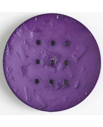polyamide button with  9 holes - Size: 60mm - Color: lilac - Art.No. 410198