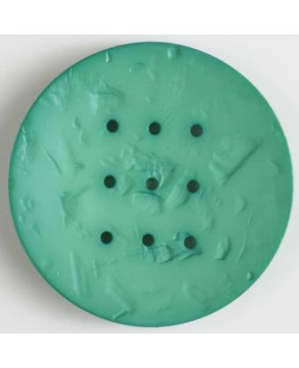 polyamide button with  9 holes - Size: 60mm - Color: green - Art.No. 410200