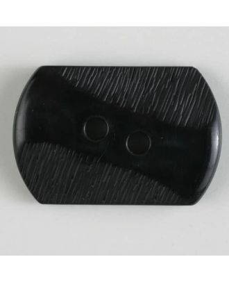 polyamide button with 2 holes - Size: 25mm - Color: black - Art.No. 310777