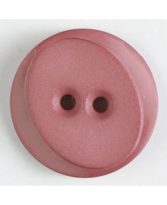 polyamide button with 2 holes - Size: 18mm - Color: pink - Art.No. 267624