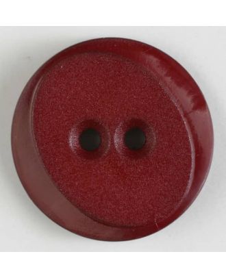 polyamide button with 2 holes - Size: 18mm - Color: wine red - Art.No. 267625