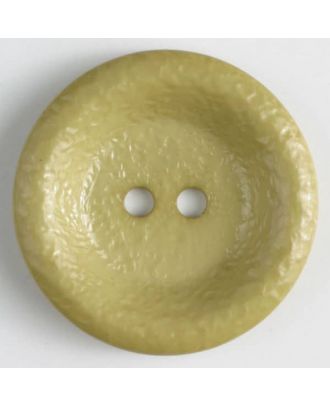 polyamide button, shiny, 2 holes - Size: 34mm - Color: green - Art.No. 372704
