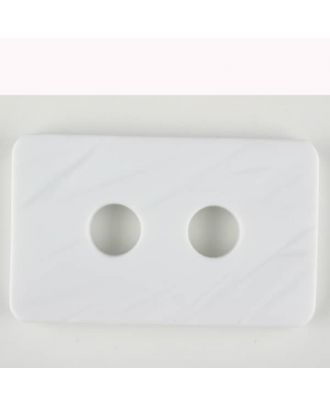 polyamide button, 2 holes - Size: 55mm - Color: white - Art.-Nr.: 450179