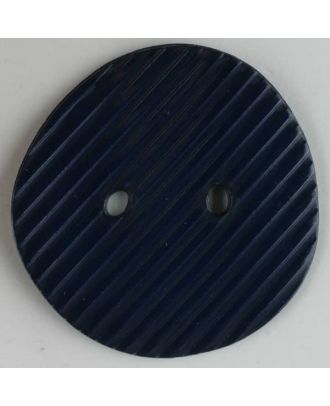 polyamide button, 2 holes - Size: 25mm - Color: navy blue - Art.-Nr.: 313721