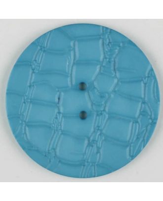 polyamide button, 2 holes - Size: 32mm - Color: blue - Art.-Nr.: 373719