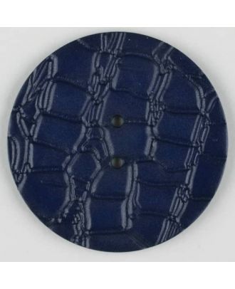 polyamide button, 2 holes - Size: 32mm - Color: navy blue - Art.-Nr.: 373720