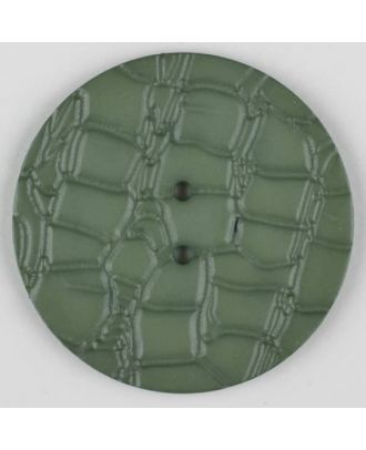polyamide button, 2 holes - Size: 32mm - Color: green - Art.-Nr.: 373726