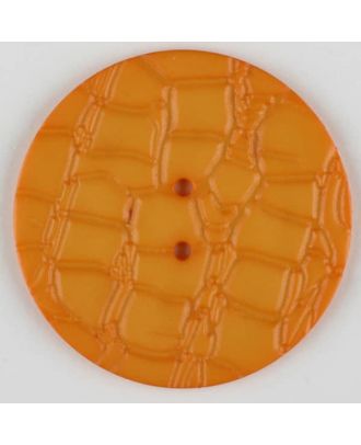 polyamide button, 2 holes - Size: 23mm - Color: orange - Art.-Nr.: 313711