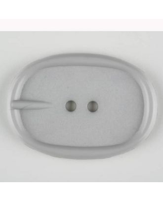 polyamide button, 2 holes - Size: 45mm - Color: grey - Art.-Nr.: 423701