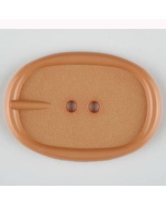 polyamide button, 2 holes - Size: 45mm - Color: beige - Art.-Nr.: 423703