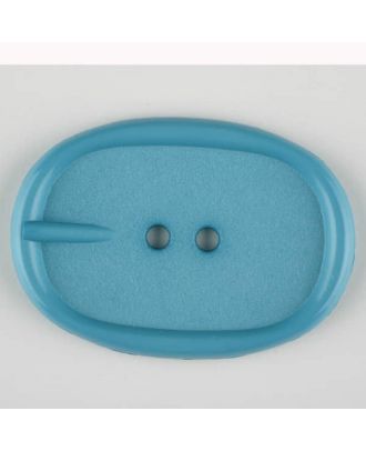 polyamide button, 2 holes - Size: 45mm - Color: blue - Art.-Nr.: 423706