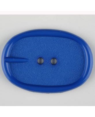 polyamide button, 2 holes - Size: 45mm - Color: blue - Art.-Nr.: 423705