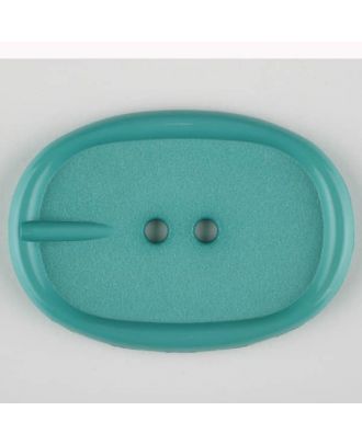 polyamide button, 2 holes - Size: 45mm - Color: green - Art.-Nr.: 423711