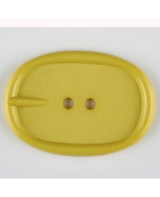 polyamide button, 2 holes - Size: 45mm - Color: yellow - Art.-Nr.: 423715