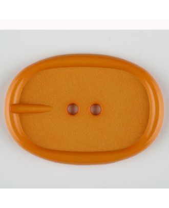 polyamide button, 2 holes - Size: 35mm - Color: orange - Art.-Nr.: 373716