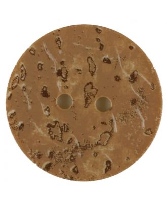 Polyamide button, round, 2 holes - Size: 20mm - Color: beige - Art.No. 310947