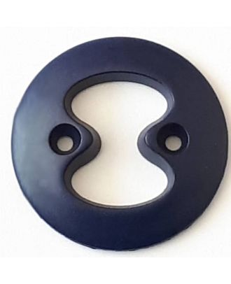 polyamide button with 2 holes - Size: 34mm - Color: navy blue - Art.No. 378717