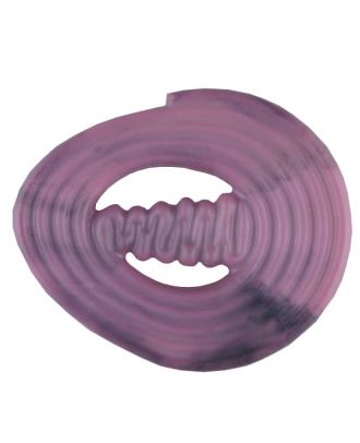 polyamide button with strip - Size: 30mm - Color: pink - Art.No. 347721