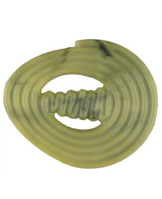 polyamide button with strip - Size: 30mm - Color: yellow - Art.No. 347723