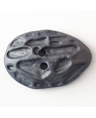 polyamide button with 2 holes - Size: 40mm - Color: grey - Art.No. 408700