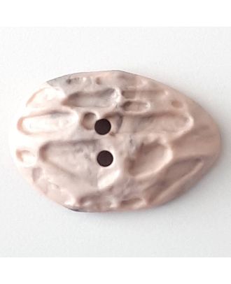 polyamide button with 2 holes - Size: 40mm - Color: pink - Art.No. 408708
