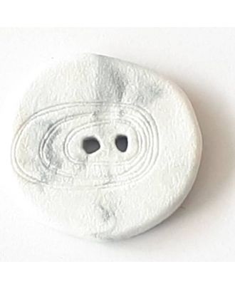 polyamide button with 2 holes - Size: 18mm - Color: grey - Art.No. 281085