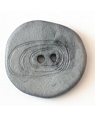 polyamide button with 2 holes - Size: 23mm - Color: grey - Art.No. 338712