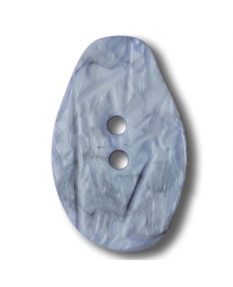 marbled button with 2 holes - Size: 32mm - Color: blue/light blue - Art.No. 372830
