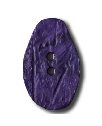marbled button with 2 holes - Size: 32mm - Color: lilac/purple - Art.No. 372832