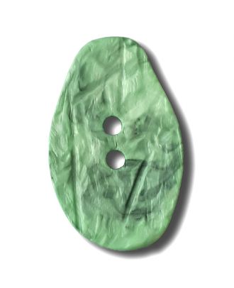 marbled button with 2 holes - Size: 25mm - Color: gentle/light green - Art.No. 312825
