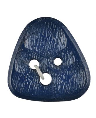 polyamidbutton triangle comb 3-hole - Size: 25mm - Color: royal blue - Art.No. 333808