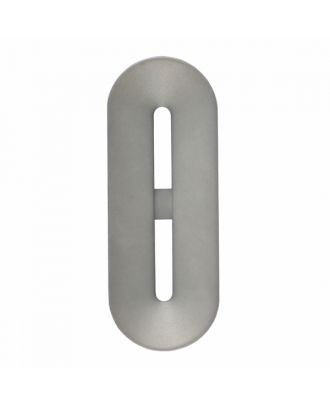 polyamide button toggle-shaped with 2 holes - Size: 25mm - Color: grey - Art.-Nr.: 346800