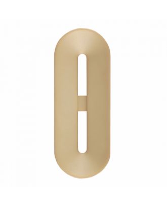 polyamide button toggle-shaped with 2 holes - Size: 25mm - Color: beige - Art.-Nr.: 346801