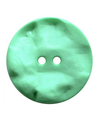 polyamide button round shape with hilly surface and 2 holes - Size: 20mm - Color: mintgrün - Art.No.: 317818