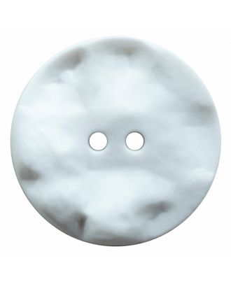 polyamide button round shape with hilly surface and 2 holes - Size: 20mm - Color: weiß - Art.No.: 311103