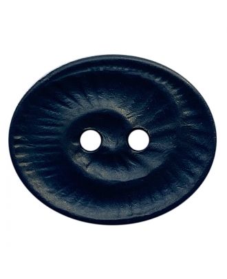 polyamide button oval-shaped with 2 holes - Size: 18mm - Color: dunkelblau - Art.No.: 318832
