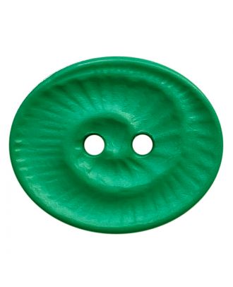 polyamide button oval-shaped with 2 holes - Size: 18mm - Color: grün - Art.No.: 318834