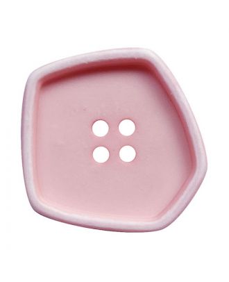 polyamide button square-shaped "vintage look" with 4 holes - Size: 20mm - Color: rosa - Art.No.: 332012