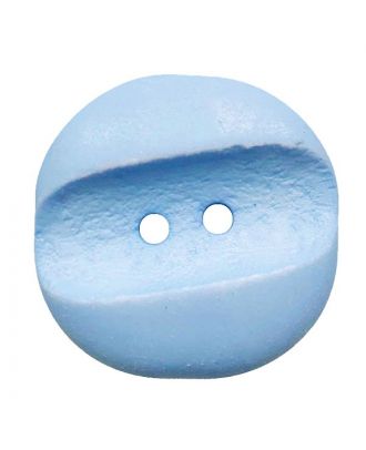 polyamide button square-shaped "vintage look" with 2 holes - Size: 18mm - Color: hellblau - Art.No.: 313016