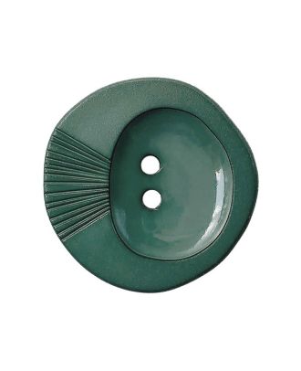 polyamide button with 2 holes - Size: 28mm - Color: dunkelgrün - Art.No.: 374006