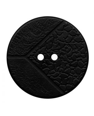polyamide button with 2 holes - Size: 30mm - Color: schwarz - Art.No.: 380437