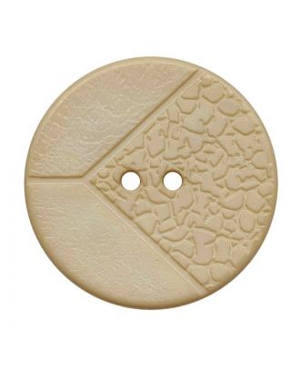 polyamide button with 2 holes - Size: 20mm - Color: beige - Art.No.: 313024