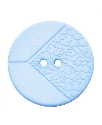 polyamide button with 2 holes - Size: 20mm - Color: hellblau - Art.No.: 313026