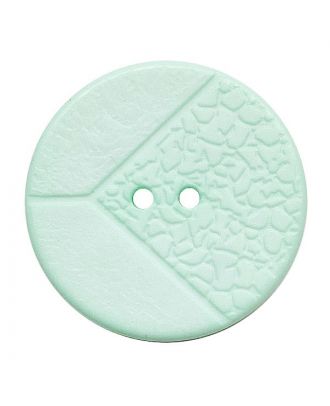 polyamide button with 2 holes - Size: 30mm - Color: mint - Art.No.: 383004