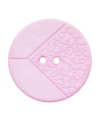 polyamide button with 2 holes - Size: 25mm - Color: rosa - Art.No.: 343027