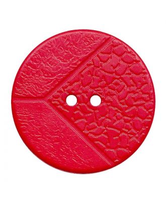 polyamide button with 2 holes - Size: 30mm - Color: rot - Art.No.: 383008