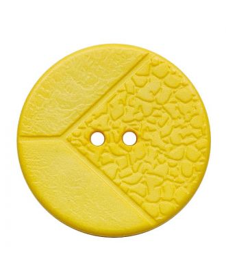 polyamide button with 2 holes - Size: 25mm - Color: gelb - Art.No.: 343029