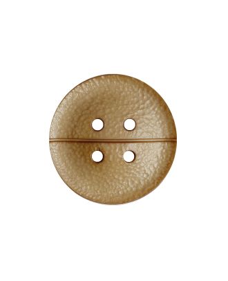 polyamide button round shape with matt,finely structured surface and 4 holes - Size: 20mm - Color: beige - Art.No.: 335001