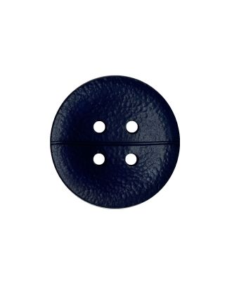 polyamide button round shape with matt,finely structured surface and 4 holes - Size: 20mm - Color: dunkelblau - Art.No.: 335003